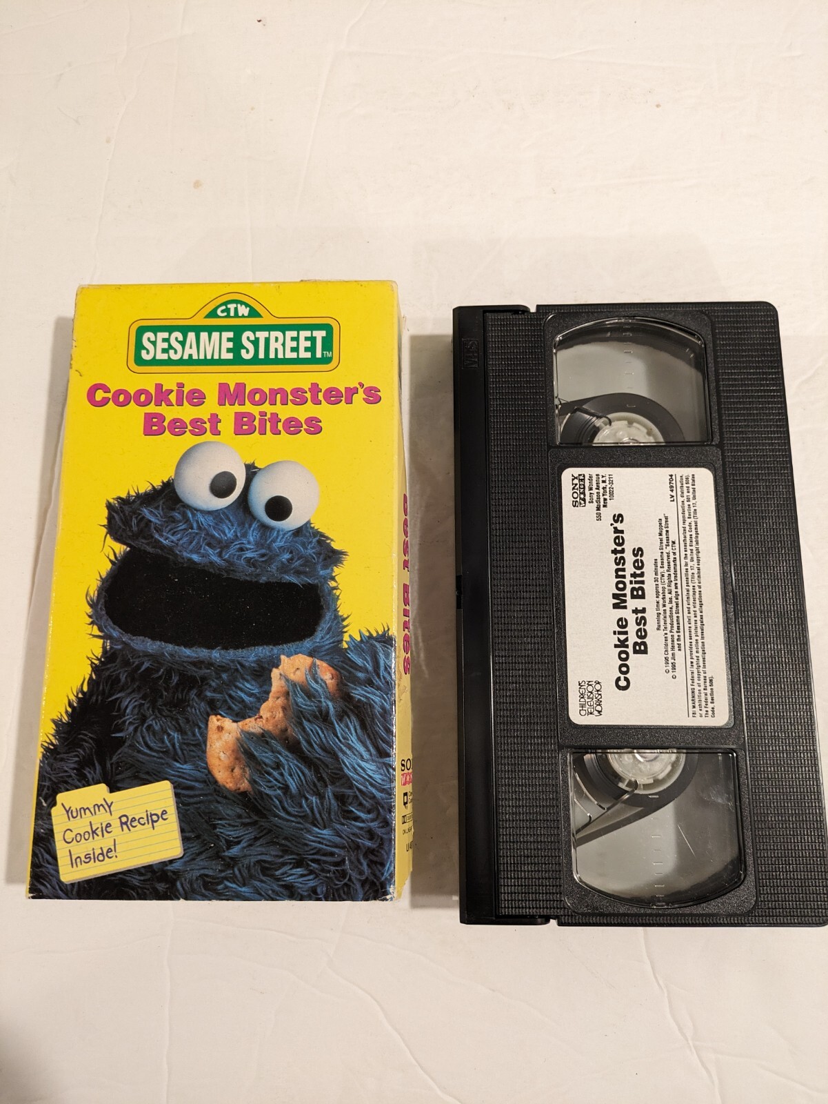 Sesame Street Cookie Monsters Best Bites (VHS, 1995) 74644970432 eBay