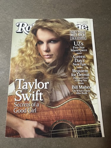 ROLLING STONE MAGAZINE #1073 March 5 2009, Taylor SWIFT NM-NO Label,Nice!