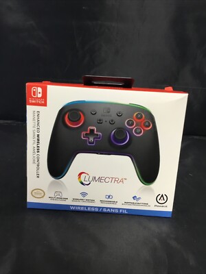 Authentic PowerA Enhanced Wireless Controller for Nintendo Switch Lumectra NEW