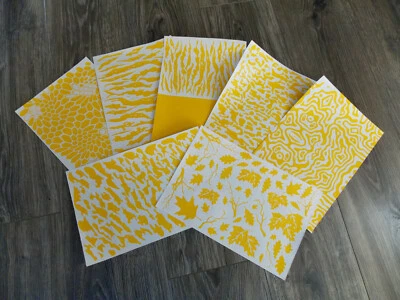 "HANDMADE" High Heat Vinyl Stencils 12" x 8" Avery® SF 100-235-S High Bake Yellow Cerakote