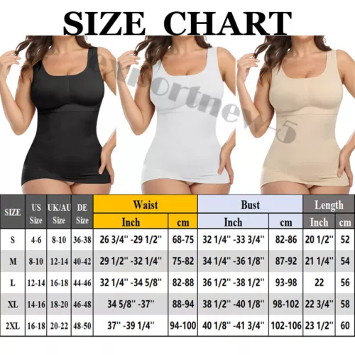 Women Cami Shaper with Built in Bra Tummy Control Sleevess Tank Top Shapewear - Picture 2 of 20
