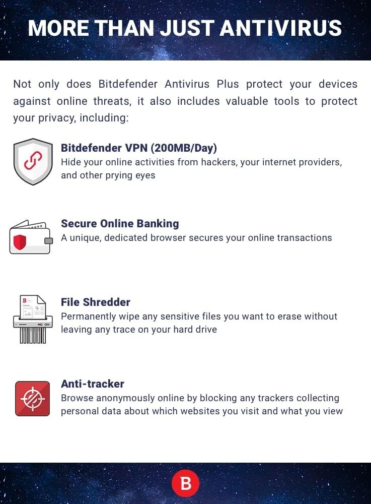 Bitdefender Total Security & Premium VPN Unlimited 2026 - 10 Devices 1 ...