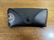 Ray-Ban Eyeglasses Sunglasses Case ONLY Black Vinyl Lined Black