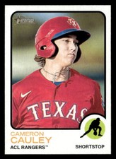 Cameron Cauley 2022 Topps Heritage Minor League  Card #199 ACL Rangers