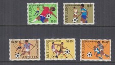 NETHERLANDS ANTILLES, 1985 Football set of 5, used..