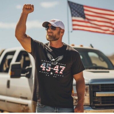 Trump Vance 2024 MAGA 45 47 Eagle You Missed Never Surrender Legend DTF T-Shirt
