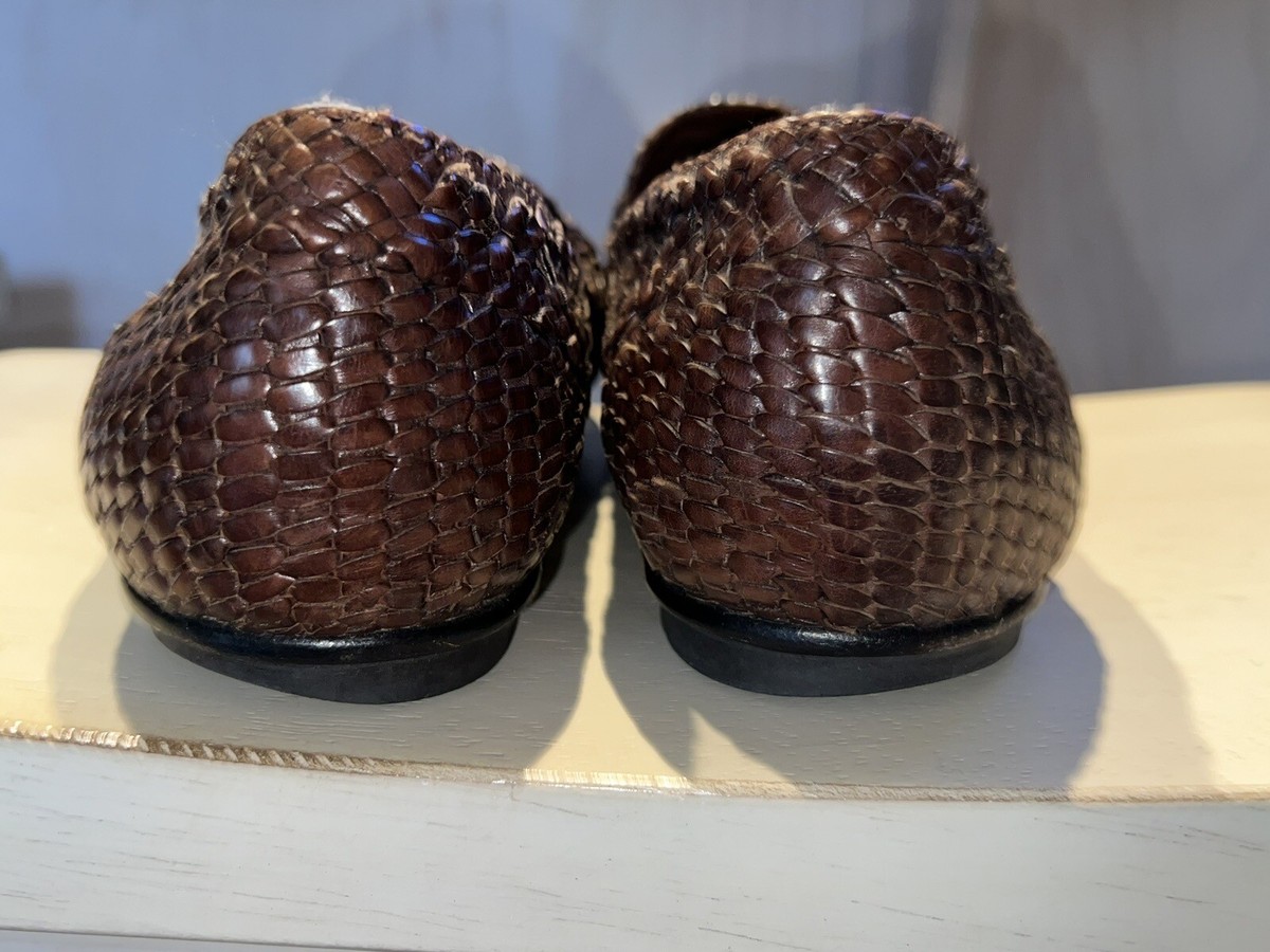 Cole Haan Braided Leather Tassel Slip-On Shoe Size 11 1/2M  display picture 1
