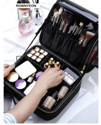 Kosmetiktasche Tragbar Profi Makeup Artist Tasche Schmink Zug Koffer Make-up Smal