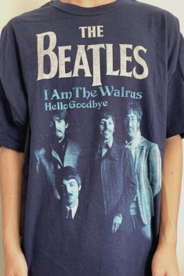 Beatles, Official Apple Corps I Am The Walrus NOS Rock 1969 Rare T Shirt New