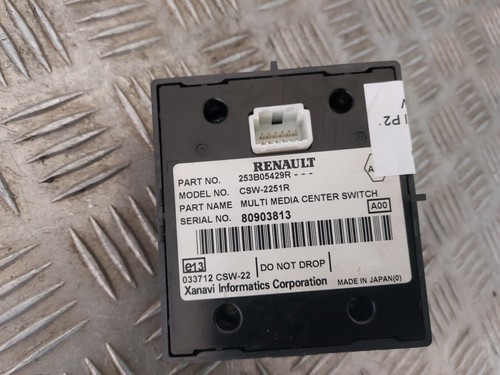 Commande centrale multimédia - RENAULT SCENIC II (2) - Référence : 253B05429R - Foto 3 di 3