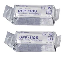 SONY UPP110S Standard Black and White Media Paper - 2 Rolls