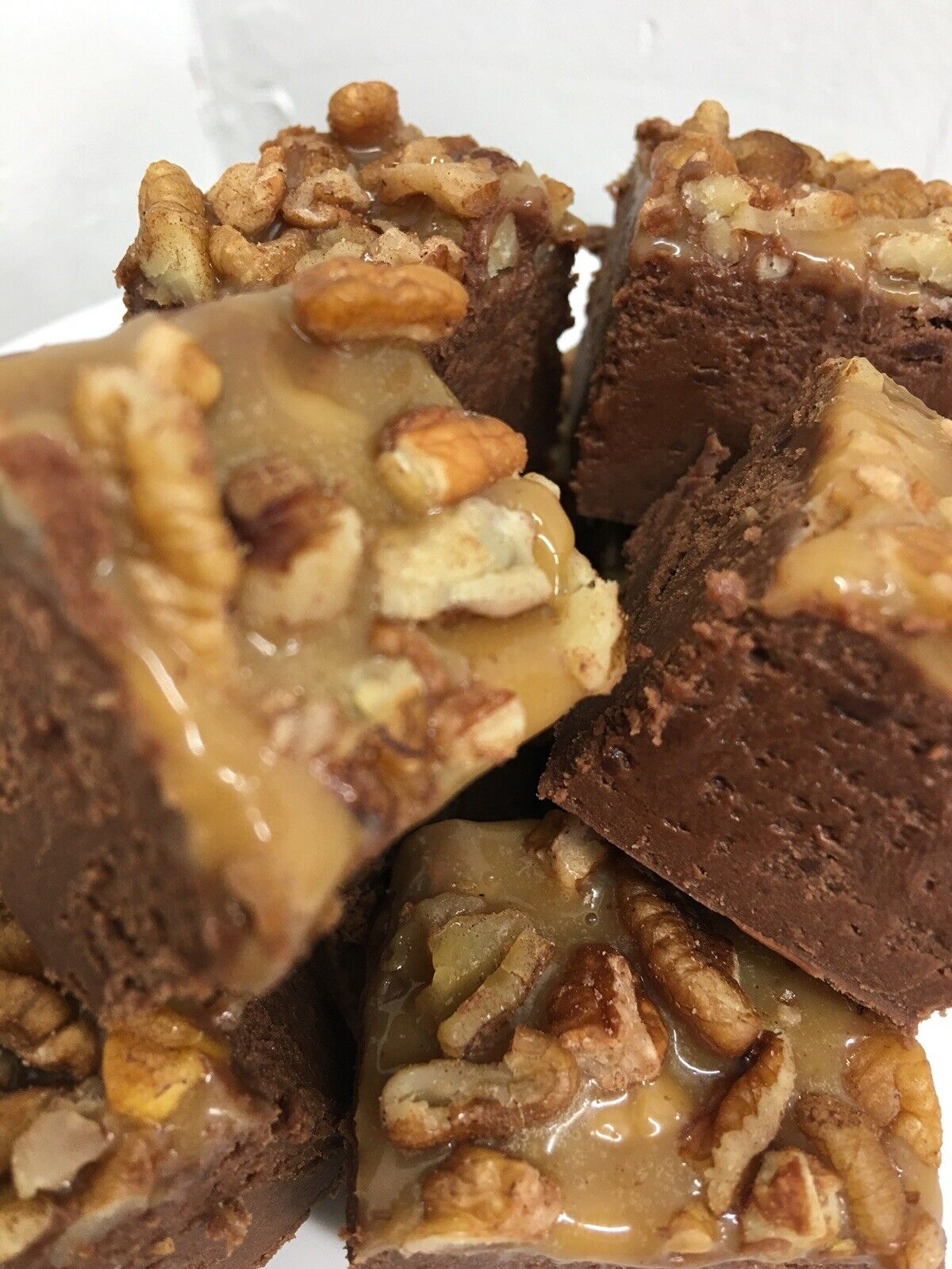 Awesome TURTLE FUDGE 1.75lb Box Chocolate Caramel Pecan Homemade CaNdy Gift F29