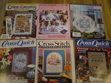 Set of 6 Cross-Stitch Magazines J10