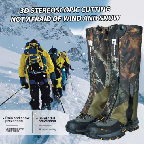 1 Pair Anti Bite Snake Guard Leg Protecte Gaiter Cover Hiking Camping Outdoor AU - Picture 5 of 15