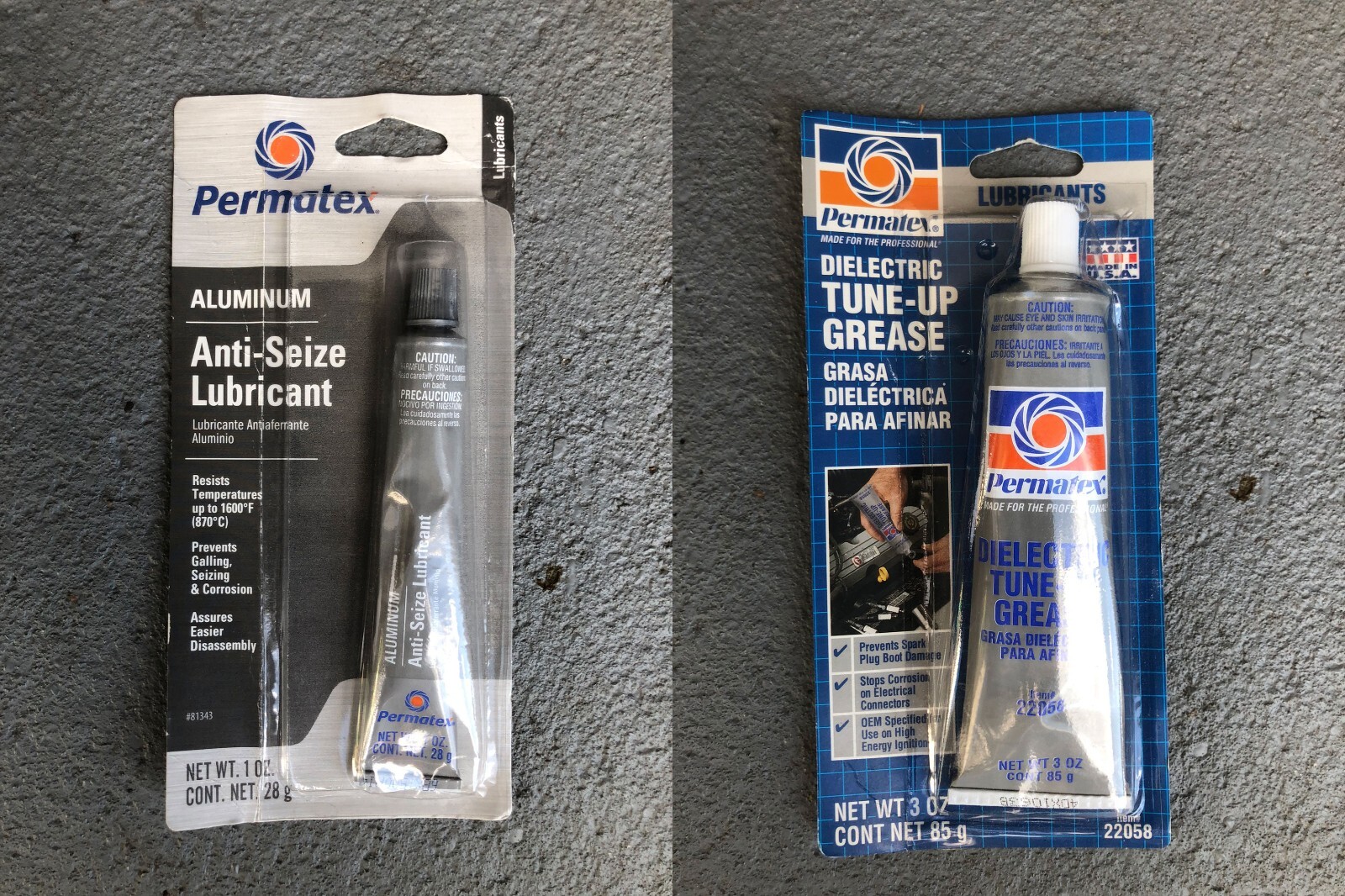 PERMATEX 81343 ANTISEIZE LUBRICANT & DIELECTRIC 22058 TUNEUP GREASE