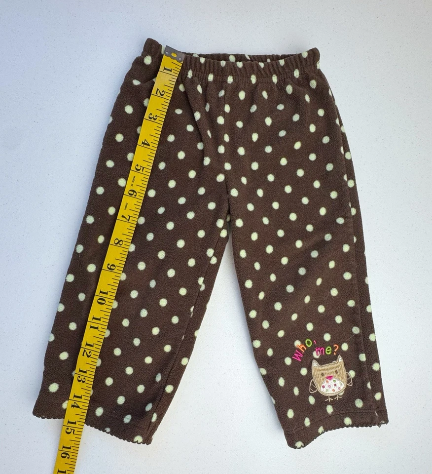 Juego de 2 vellón Carters Owl 12 meses Foto 3 de 4