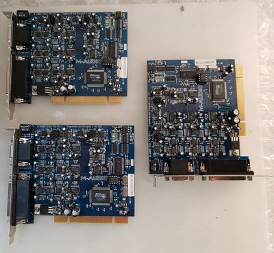 Lot of 3 M-Audio Delta 1010LT PCI 24-Bit Audio Interface Card