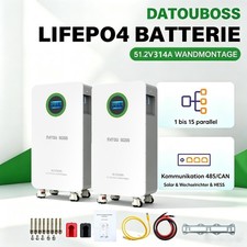 16.07kWh Batteriespeicher 48V PV Solar Stromspeicher Akku 314A LiFePO4 …