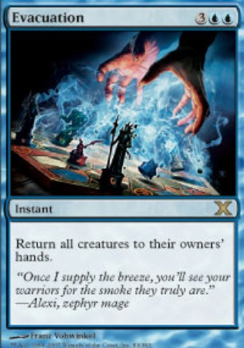 1x Evacuation Moderate Play MTG Magic - Kid Icarus -