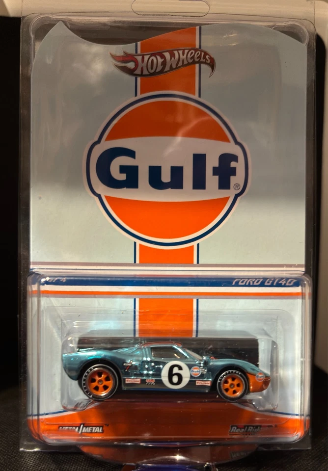 Hot Wheels Gulf Ford GT40 2013 Collectors Red Line Club HWC/RLC 00948/04000 MOMC Foto 2 de 4