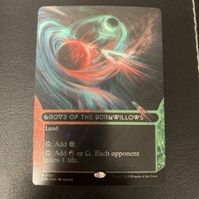 Grove of the Burnwillows (0107) (Borderless) (Galaxy Foil) Edge of...