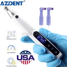 Dental Cordless Electric Hygiene Prophy Handpiece 360° Swivel & 2 Prophy Angles