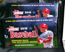 2019 Topps Heritage (2) Unopened Factory Sealed Hobby Edition Boxes- 24 Packs Ea