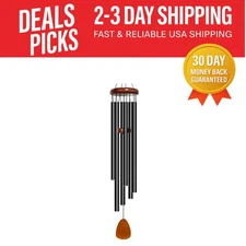Elegant 50 Inch Deep Tone Wind Chimes - Perfect Gift for Mother's Day & Beyond