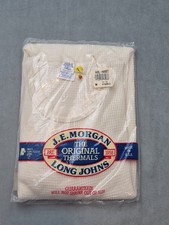 J.E. Morgan Thermal Underwear Long Johns Baselayer Men M Vintage New Made In USA
