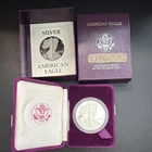 U.S. Mint American Eagle 1986 1 oz Proof Silver Coin with Original Box