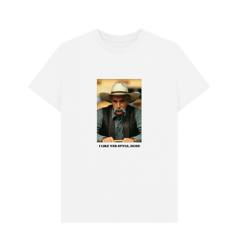 PREMIUM OFFICIAL The Big Lebowski The Stranger Unisex T-Shirt - White - Picture 1 of 3