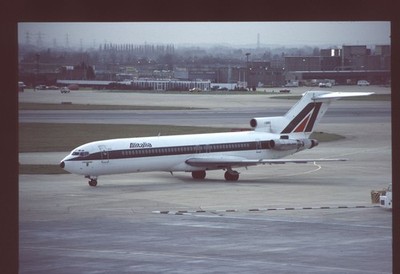 Orig 35mm airline slide Alitalia 727-243 I-DIRS