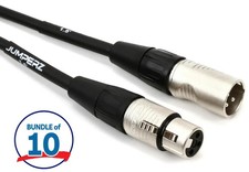 JUMPERZ JBM Blue Line Microphone Cable - 1.5 foot 10-pack 