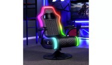 X Rocker Adrenaline RGB Stereo Gaming chair with LED Light (RIPPED SM STUCK)