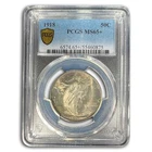 1918 Walking Liberty Half Dollar MS-65+ PCGS