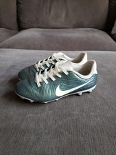 Size 1 - Nike Jr. Tiempo Emerald Legend 10 Academy FG Soccer Cleats Youth