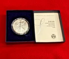 2020 American Silver Eagle Coin - 1 ounce .999 silver + COA + US Mint box!