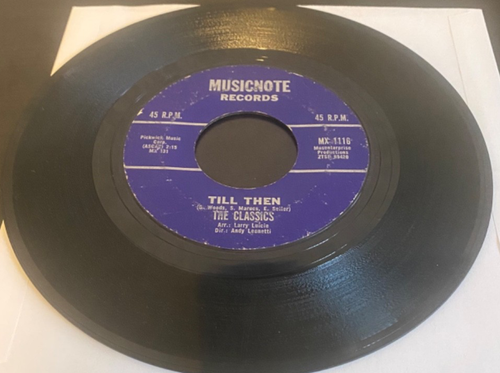 The Classics -Till Then/Enie Minie Mo Music-1116 M Music Note (1963)-45 RPM-VG - Picture 2 of 3