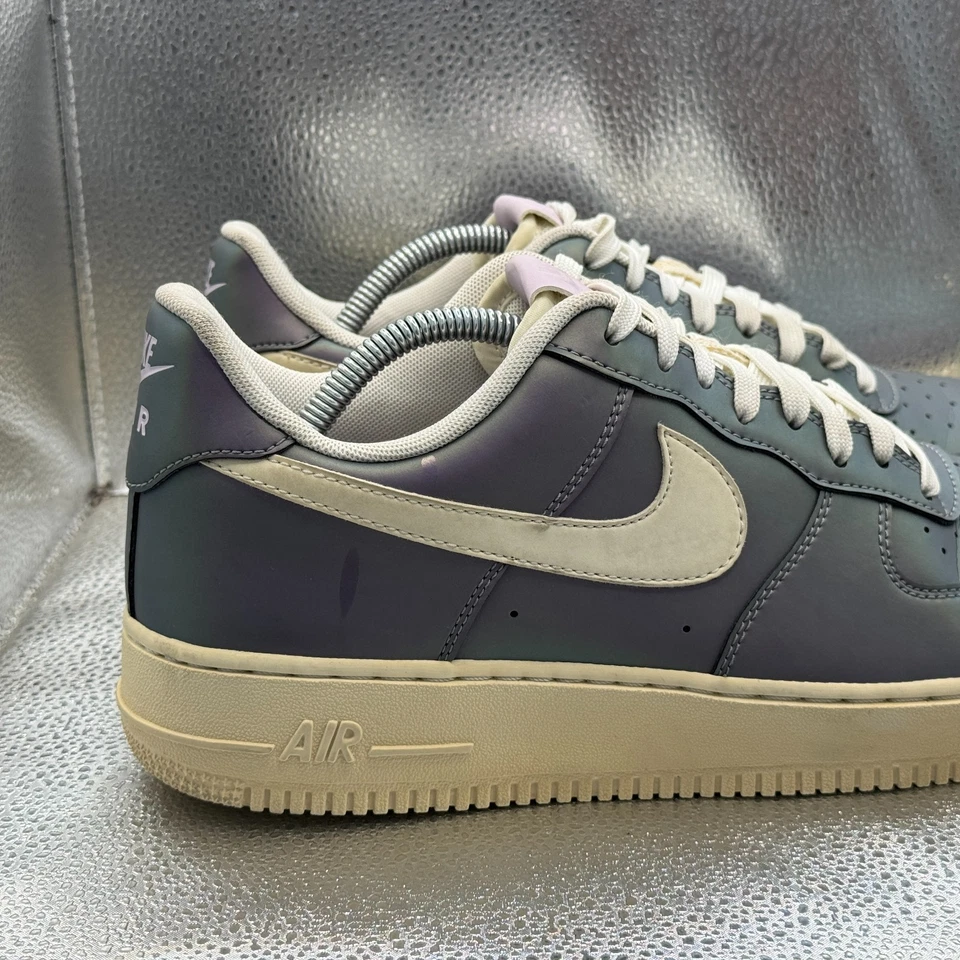 Size 10 Nike Air Force 1 ‘07 Low Mens Iced Lilac Summit White Sneaker 823511-500 - Image 3 of 4
