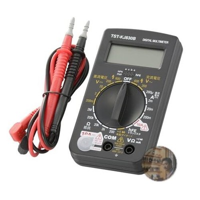 OHM TST-KJ830B Digital Multimeter with Transistor Check Function New