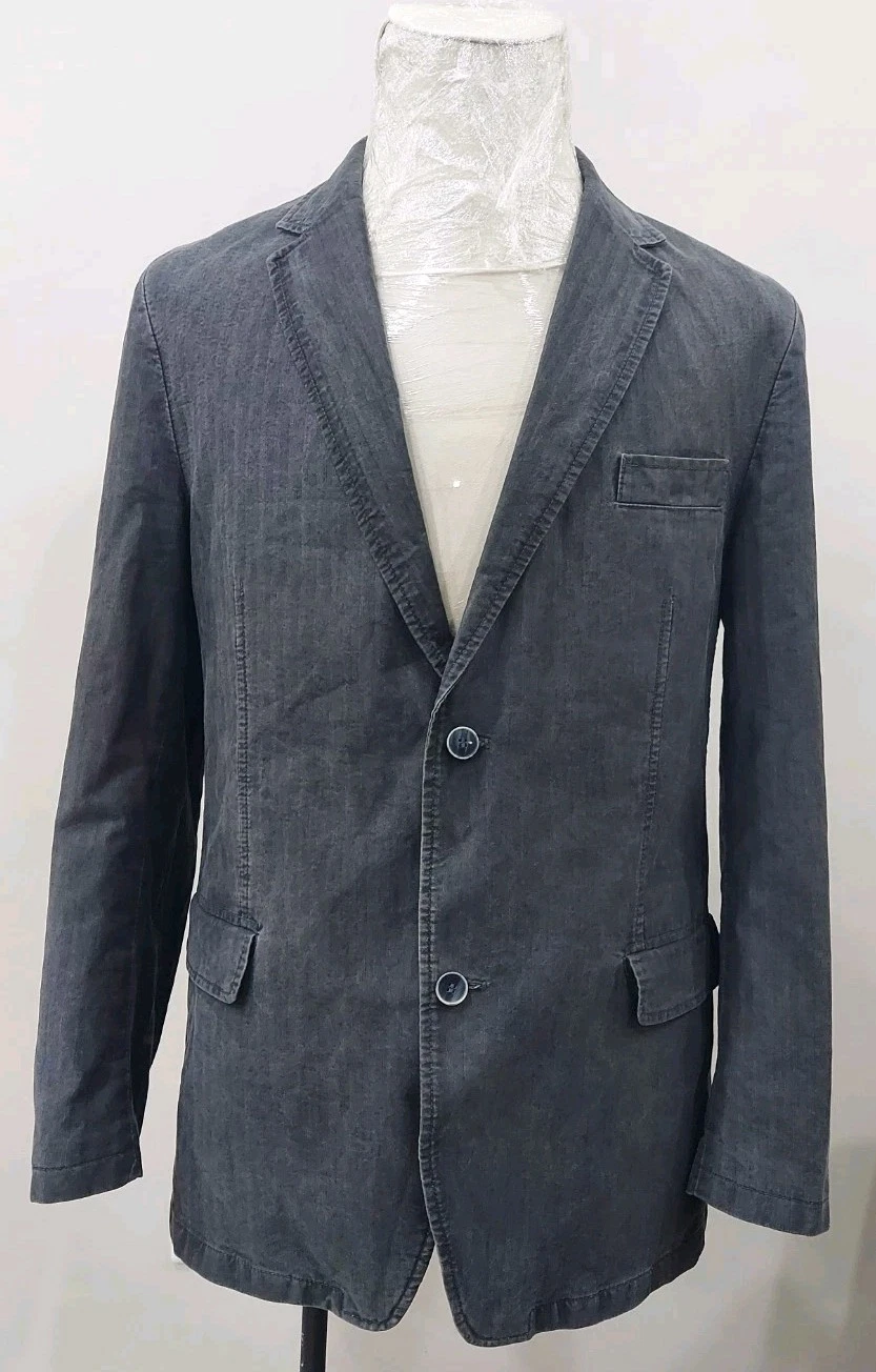 Men’s John Harris Blazer Grey 100% Cotton Casual Jacket Fade Style Size 27
Opens in a new window or