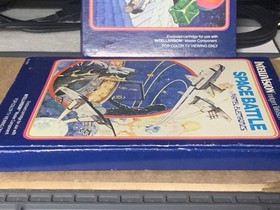 INTELLIVISION 2 CIB GAME LOT SPACE HAWK CIB/SPACE BATTLE CIB CLEANED & TESTED