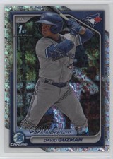 2024 Bowman Chrome Prospects Mini-Diamond Refractor David Guzman #BCP-114 0v33