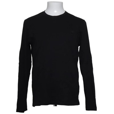 Versace Collection, Langarmshirt, Größe: L, Schwarz, Baumwolle, Einfarbig #XvO