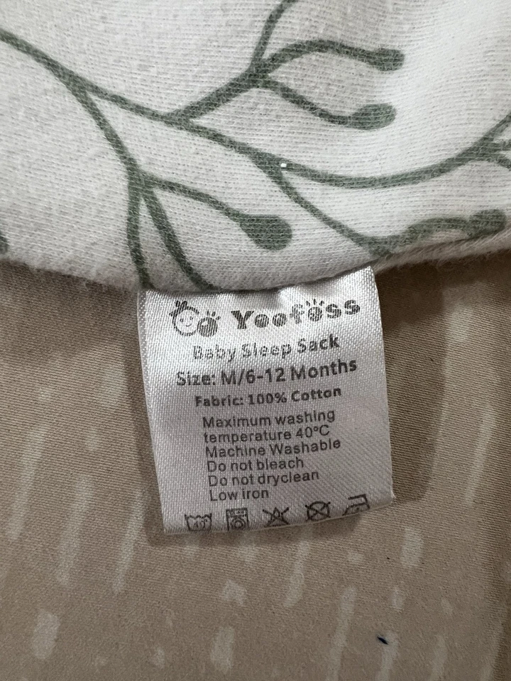 YOOFOSS BABY SLEEP SACK - 6-12 MONTHS - Image 3 of 4