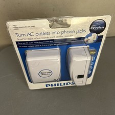 Philips PH0900 Wireless Phone / Modem Jack System For AC Outlet Plug In