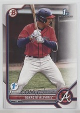 2022 Bowman Draft 1st Edition Nacho Alvarez Jr Ignacio Alvarez #BD-125 0a6