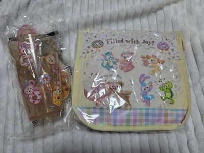 Tokyo DisneySea Duffy Souvenir Lunch Bag Tumbler Cup Muddler Coaster