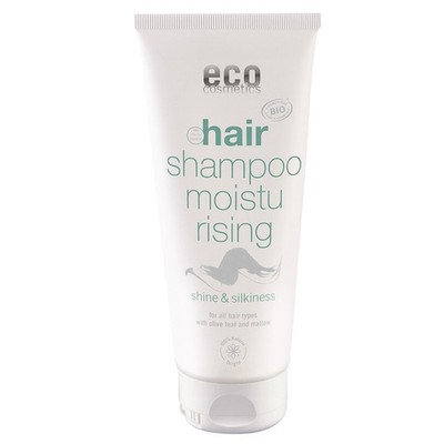 Eco Cosmetics Feuchtigkeits- und Glanzshampoo mit Olivenblatt und Malve 200 ml