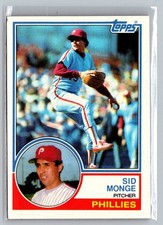 1983 Topps #564 Sid Monge